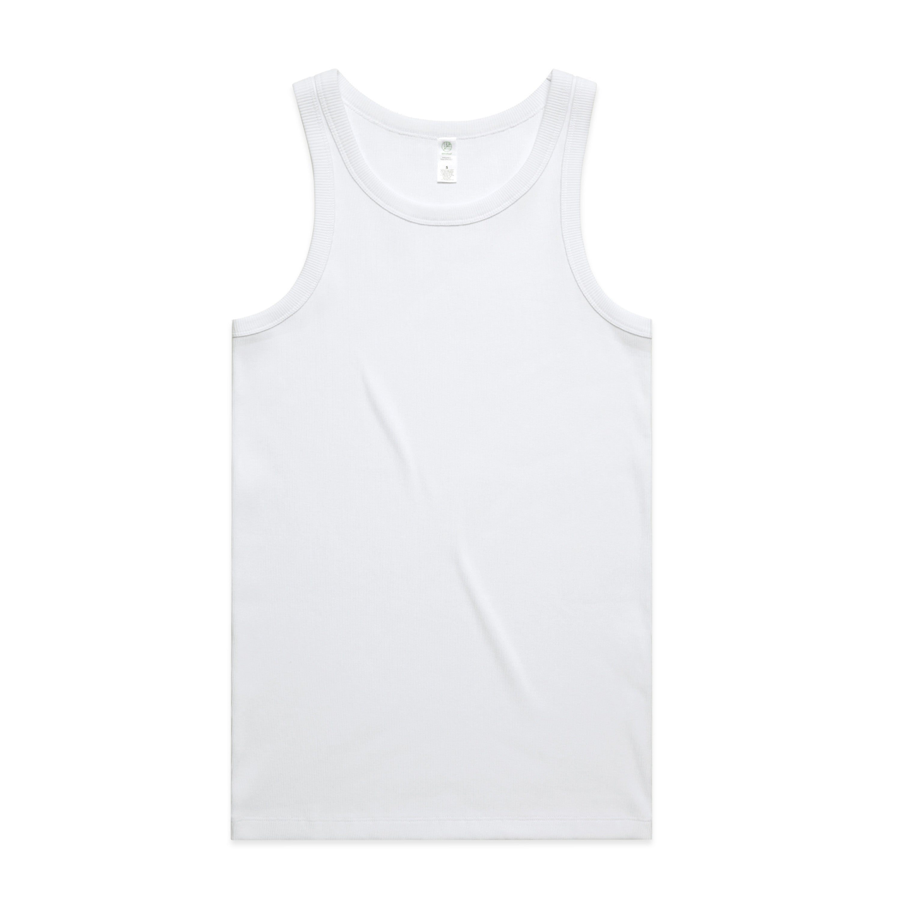 Men's Organic Rib Singlet | Arena Custom Blanks