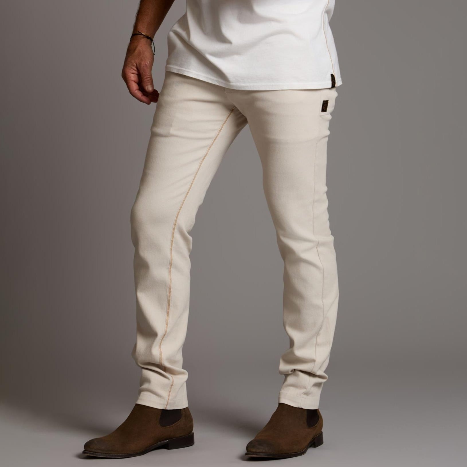THE ELEMENTAL SLIM PANT / WHITE STONE